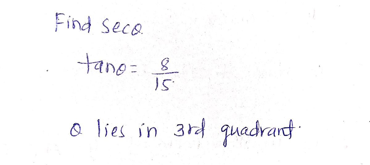 Trigonometry homework question answer, step 1, image 1